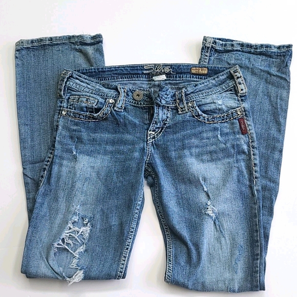 Silver Jeans Denim - 💕SOLD 💕Silver Jeans- Tuesday Boot - Boot Cut Jean W28/L33